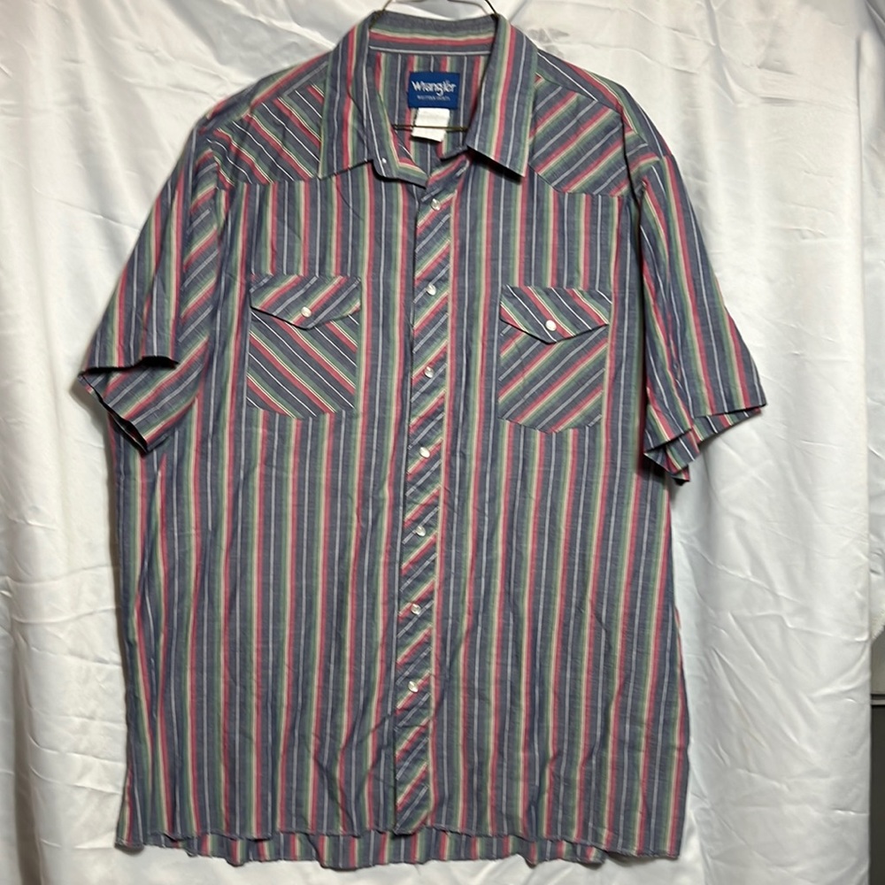 Wrangler Western short sleeve Pearl Snap Men’s shirt